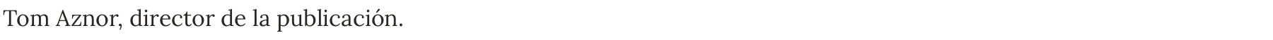 Nombre del director de la publicación, en imagen